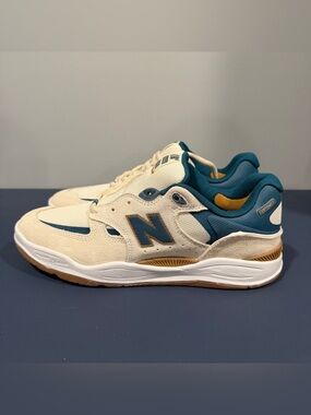 New Balance Tiago NM1010BL Beige Blue Skate Shoes Mens Size 11.5 Sneakers NWOB